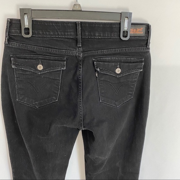 Levi’s women’s black washed jeans Sz 10M waist 30” inseam 30” - Picture 2 of 8